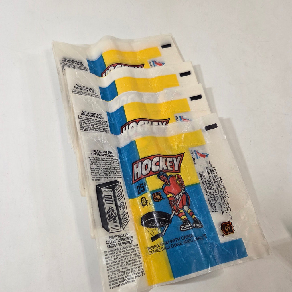 Hockey Card Wax Pack Wrappers - image 3 of 3