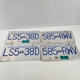 BC License Plate Pairs - thumbnail 1 of 2