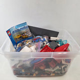 Bin of assorted LEGO - thumbnail 1 of 4
