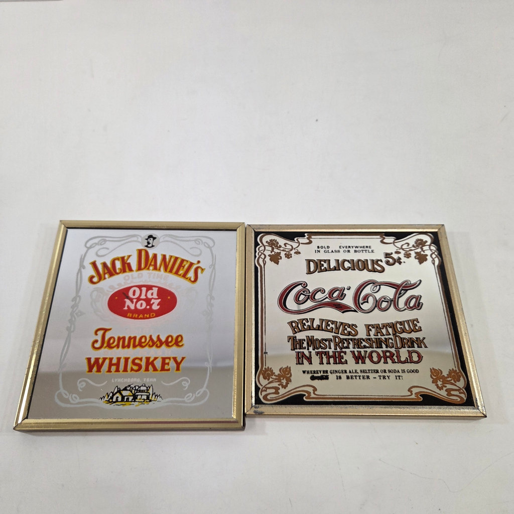 Vintage Coca Cola / Jack Daniels Mirrors - image 1 of 3