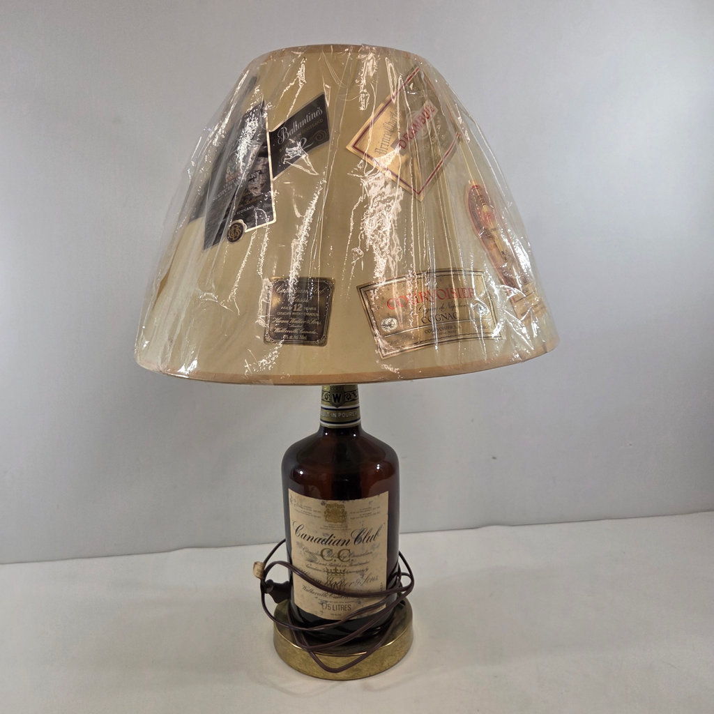 Lamp made from Canadian Club Whisky Jar - image 1 of 3