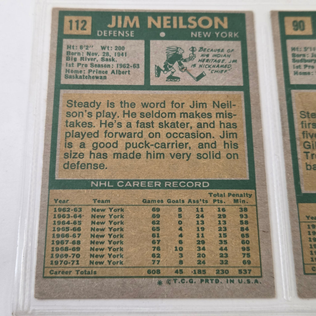 1971 Topps Hockey Cards - image 6 of 6