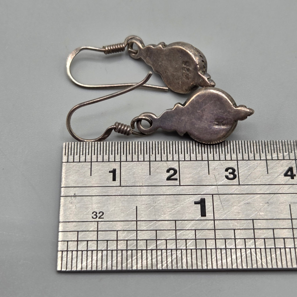 Sterling Silver Pearl Earrings 4.5 Grams - image 3 of 5