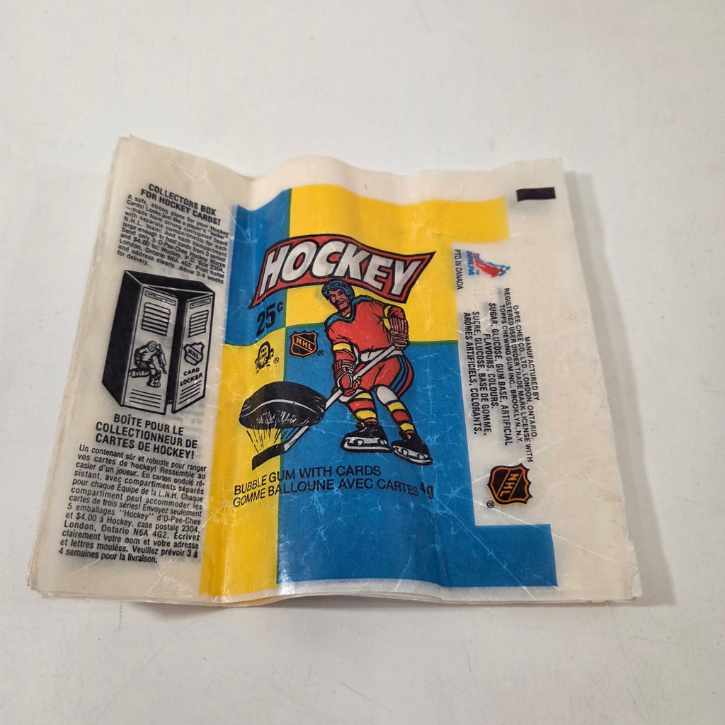Hockey Card Wax Pack Wrappers - image 1 of 3