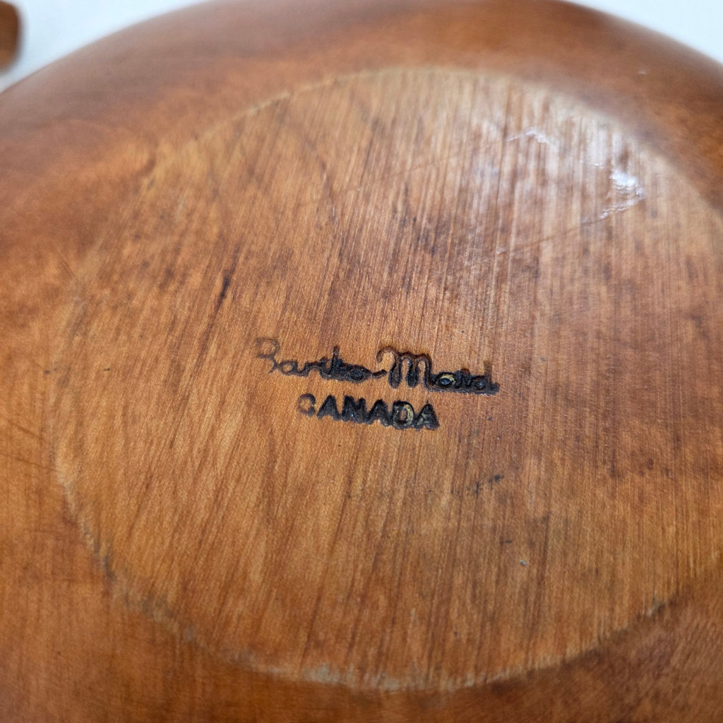 Vintage Wood Salad Serving Set - image 3 of 3