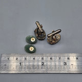 Jade Stud Earrings and Cufflinks - thumbnail 3 of 3