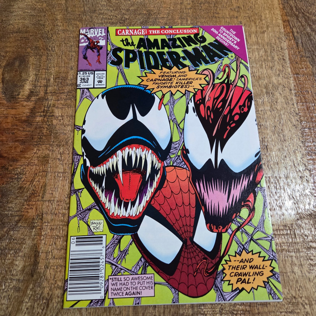 Amazing Spider-Man #363 Newsstand - image 1 of 2
