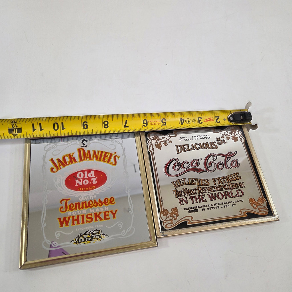 Vintage Coca Cola / Jack Daniels Mirrors - image 2 of 3