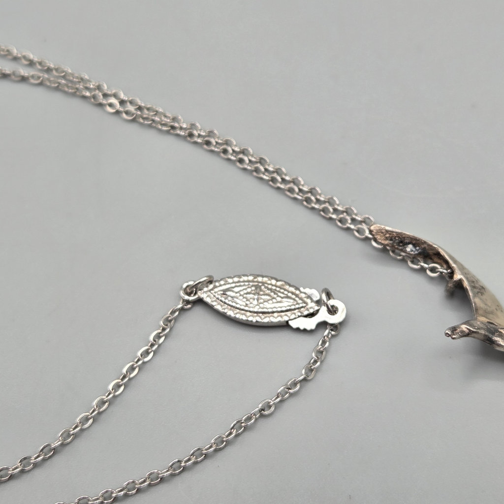 Sterling Silver Seagull Necklace 3.3 Grams - image 3 of 6