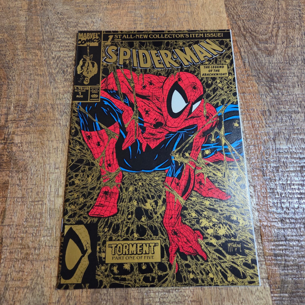 Spiderman #1 Gold Cover - image 1 of 3