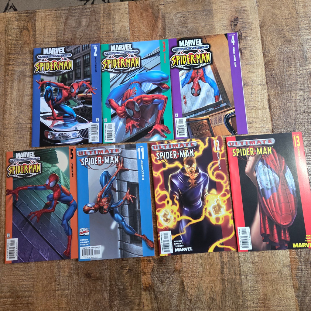 Ultimate Spiderman #2 3 4 5 11 12 13 - image 1 of 4
