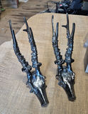 Decorative Antler Hooks, Candles, Glassware, and Framed Art Print - thumbnail 2 of 5