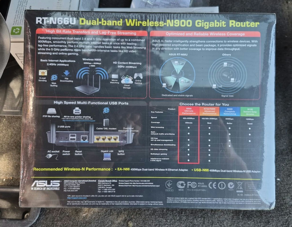 ASUS RT-N66U Dual-Band Wireless-N900 Gigabit Router - image 2 of 4