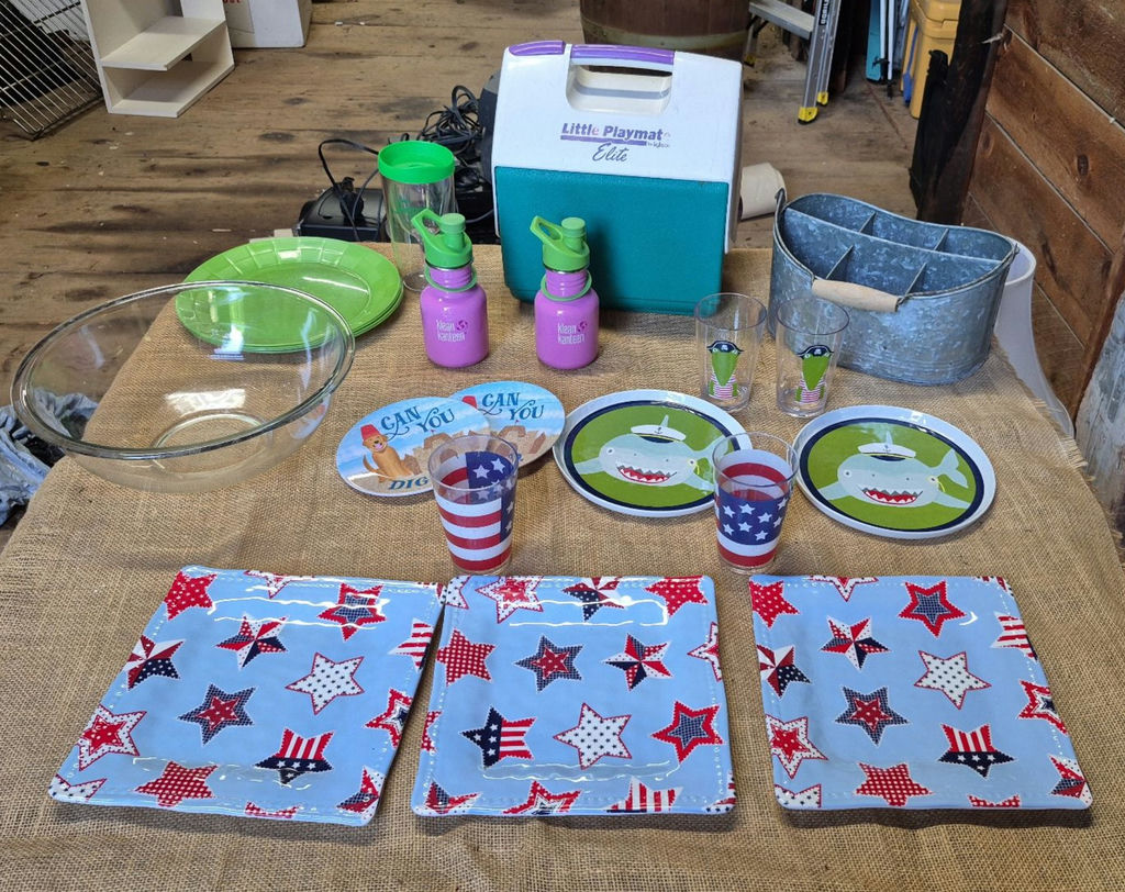 Igloo Little Playmate Elite Cooler and Assorted Children's Tableware - image 1 of 6