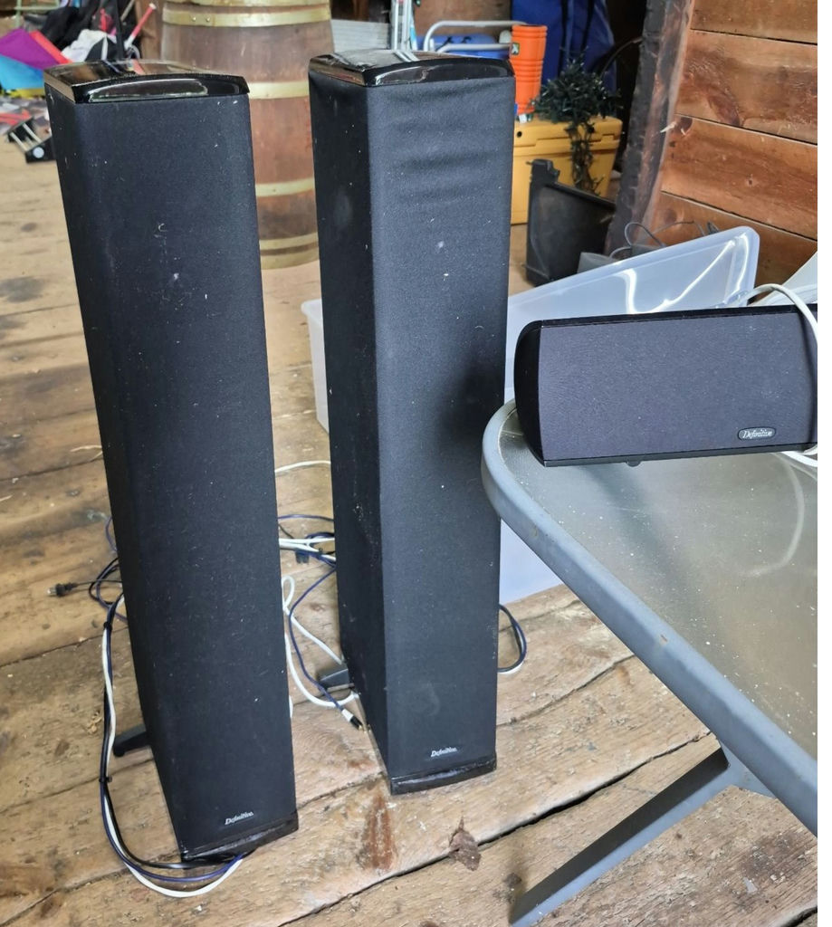 Definitive Technology Tower Speakers and Center Channel Speaker - image 1 of 3