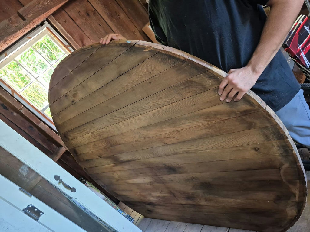Round Wooden Tabletop - image 1 of 3
