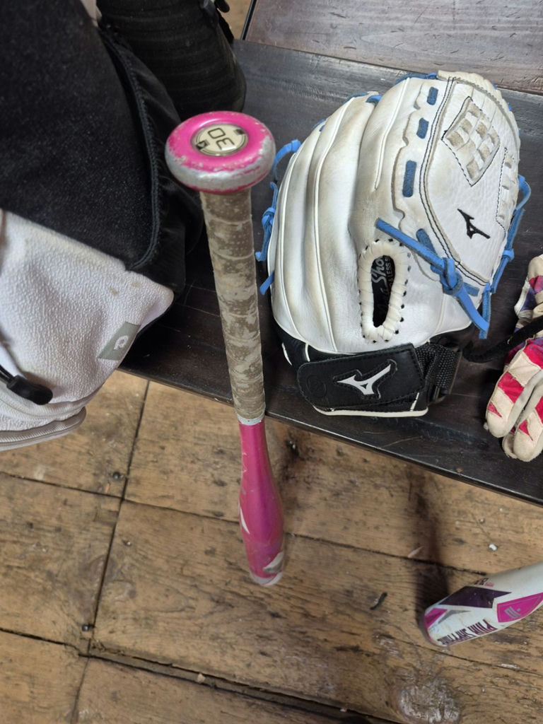 Baseball equipment set with bats, gloves, and helmets - image 3 of 6