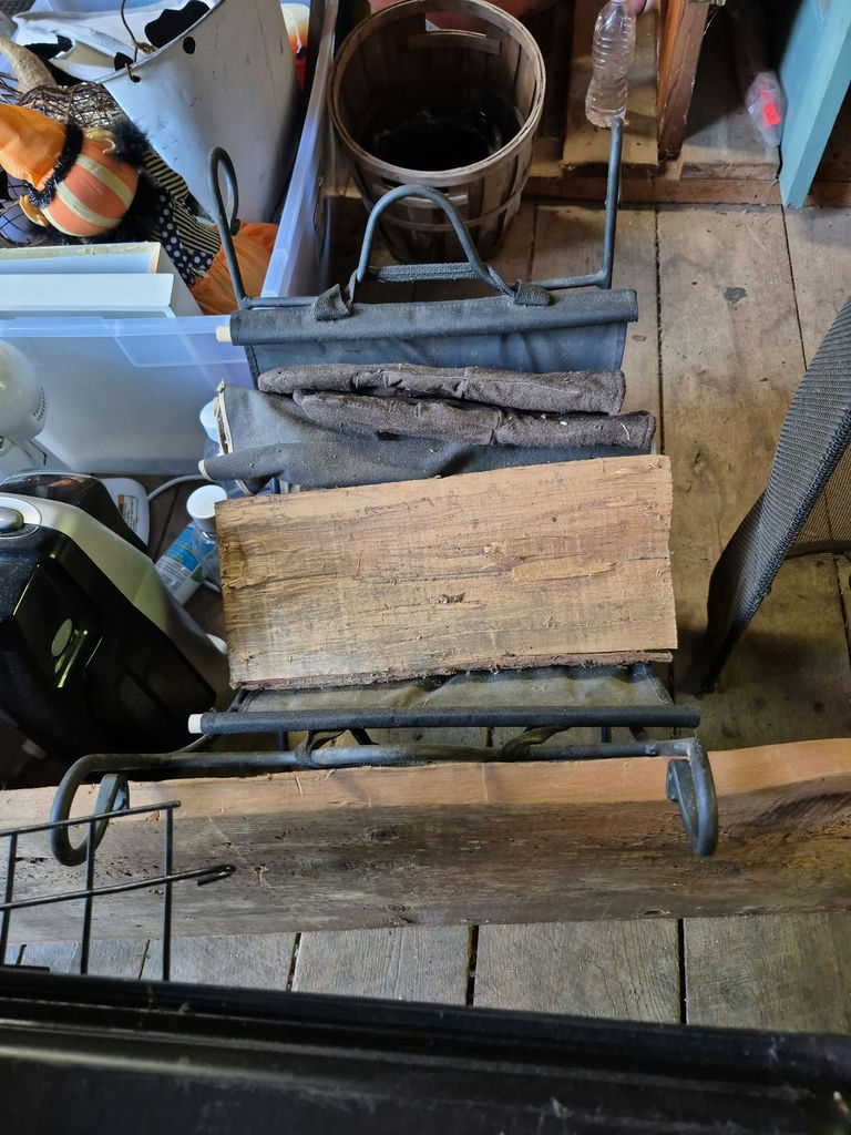 Fireplace Screen, Tool Set, and Log Carrier - image 3 of 4
