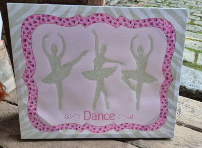 Ballerina Dance Canvas Wall Art - Image 1 of 3