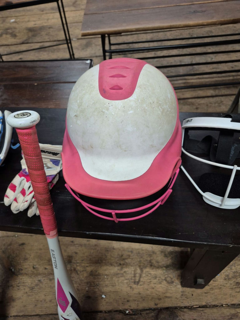 Baseball equipment set with bats, gloves, and helmets - image 6 of 6