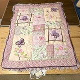Baby Quilt for Crib New! Butterflies - thumbnail 1 of 2