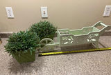 Mint-green Decorative wheelbarrow more! - thumbnail 1 of 2