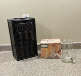 Wooden Wine Caddy, Glasses, Pitcher - thumbnail 1 of 2