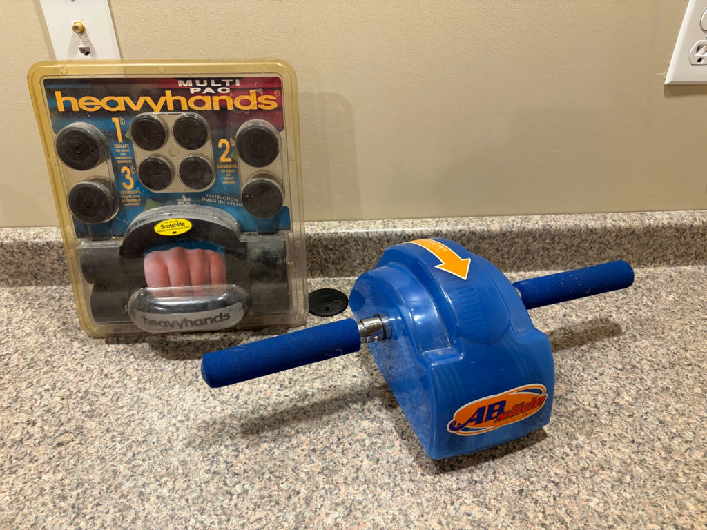 Heavy Hands Hand Weights Kit and AB-Ride Exercise Device - image 1 of 3