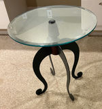 Glass Top End Table - thumbnail 1 of 1