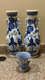 2 Wall Vases and Wedgwood Small Vase - thumbnail 1 of 4