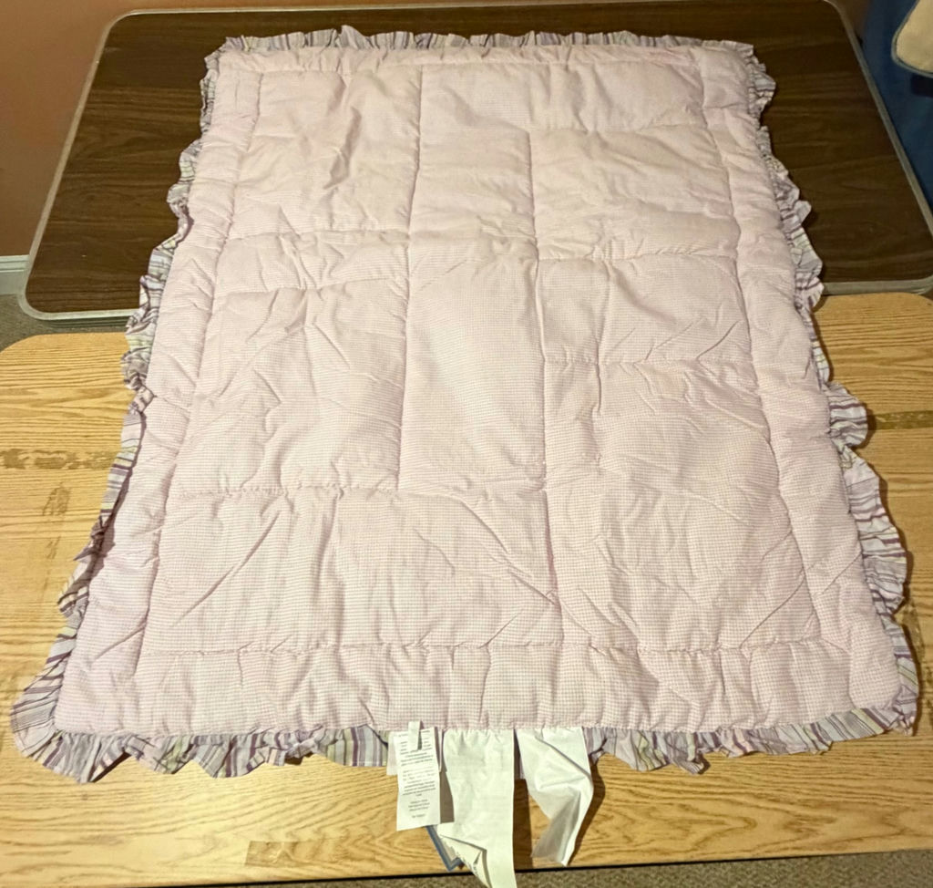 Baby Quilt for Crib New! Butterflies - image 2 of 2