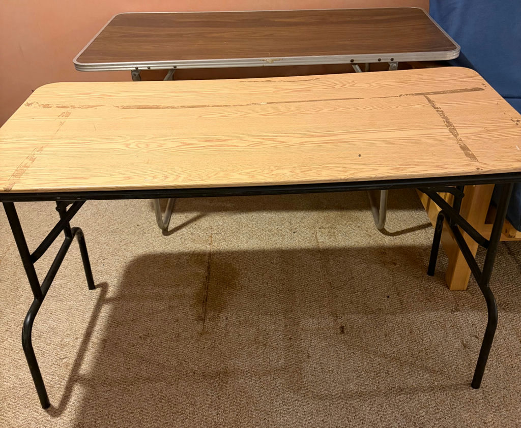Two 6 ft Folding Tables  - image 1 of 1