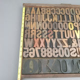 Antique Hamilton Printer's Letterpress Tray & Type - thumbnail 6 of 8