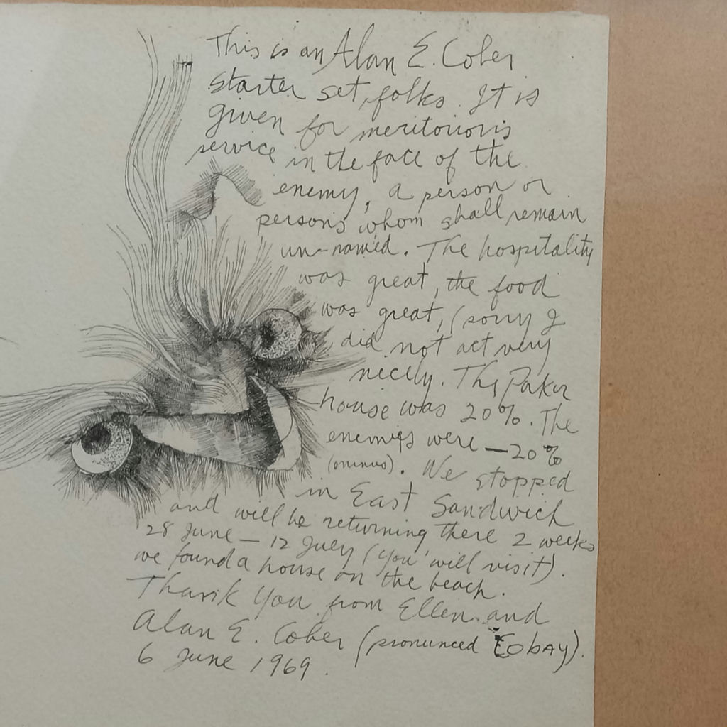 Alan Cober Framed Art & Signed Book - image 4 of 16