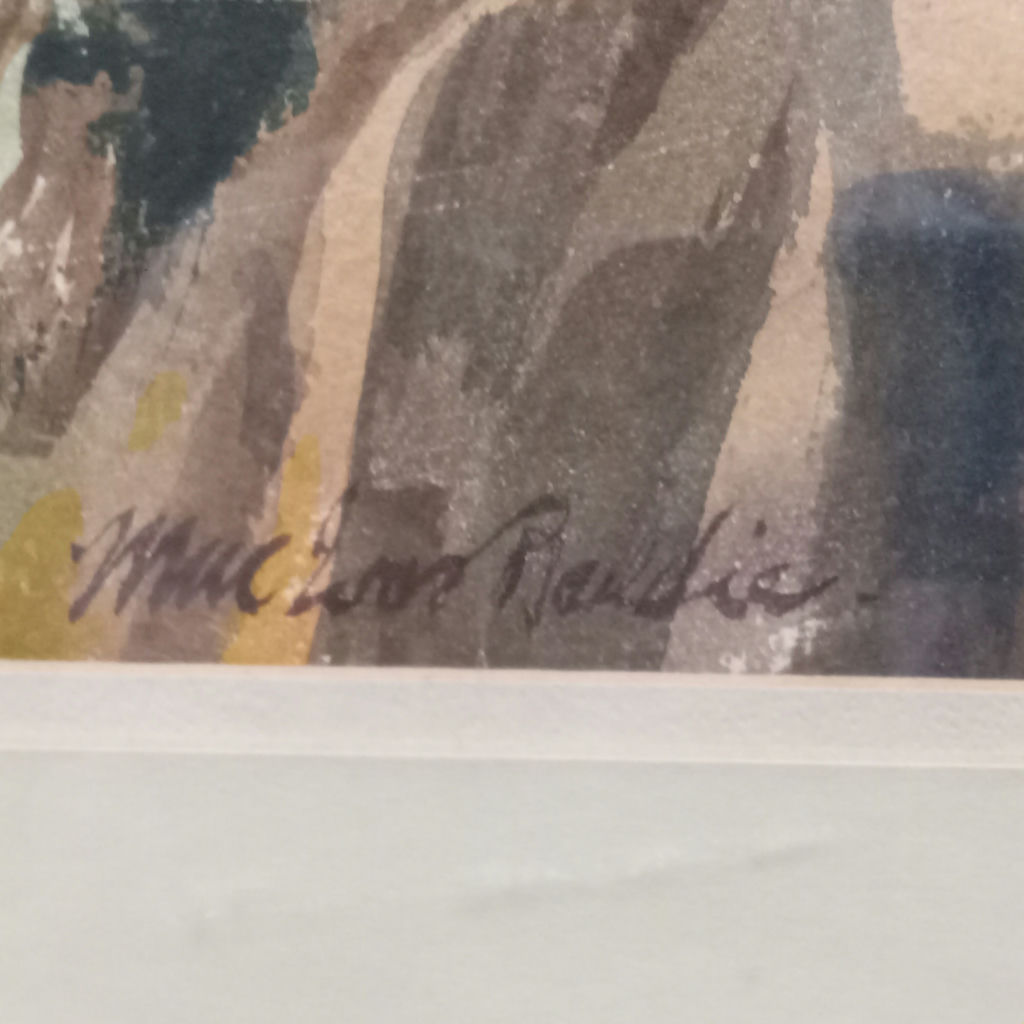 MacIvor Reddie Framed Watercolor - image 4 of 9