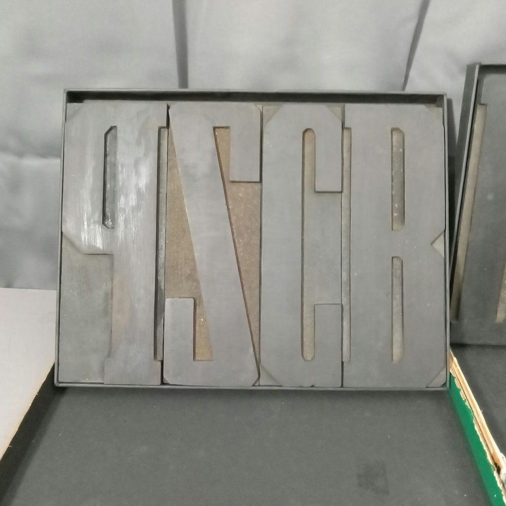 Antique Letterpress Type Blocks - Large Size - image 7 of 7