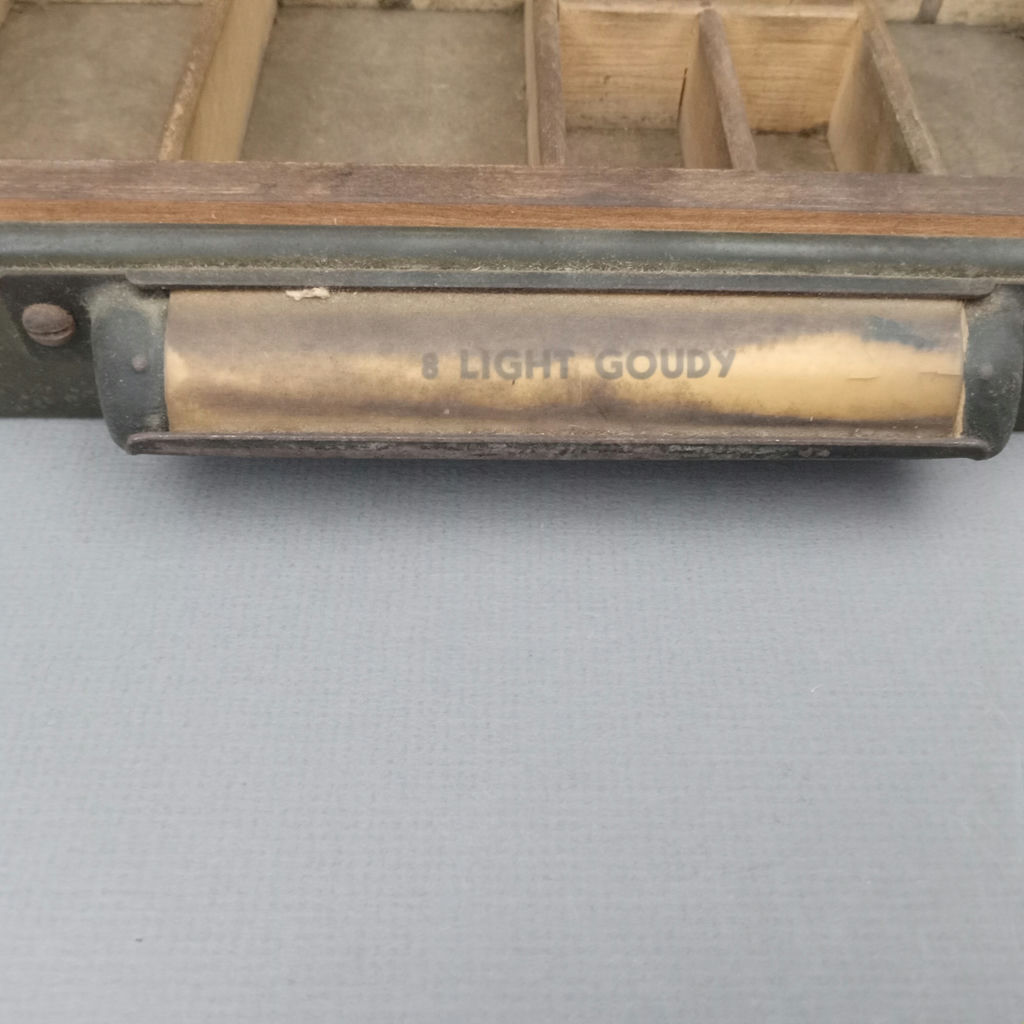 Antique Printer's Letterpress Tray - image 6 of 7