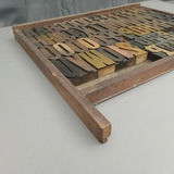 Antique Hamilton Printer's Letterpress Tray & Type - thumbnail 5 of 9