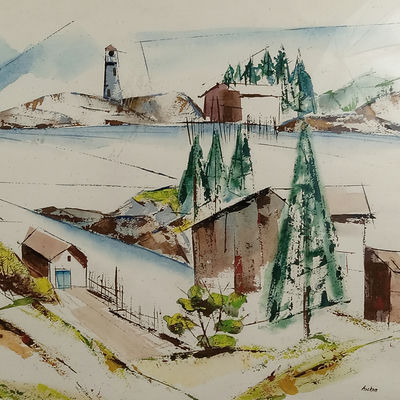 Philip Hicken Framed "Maine Watch" - Image 1 of 7