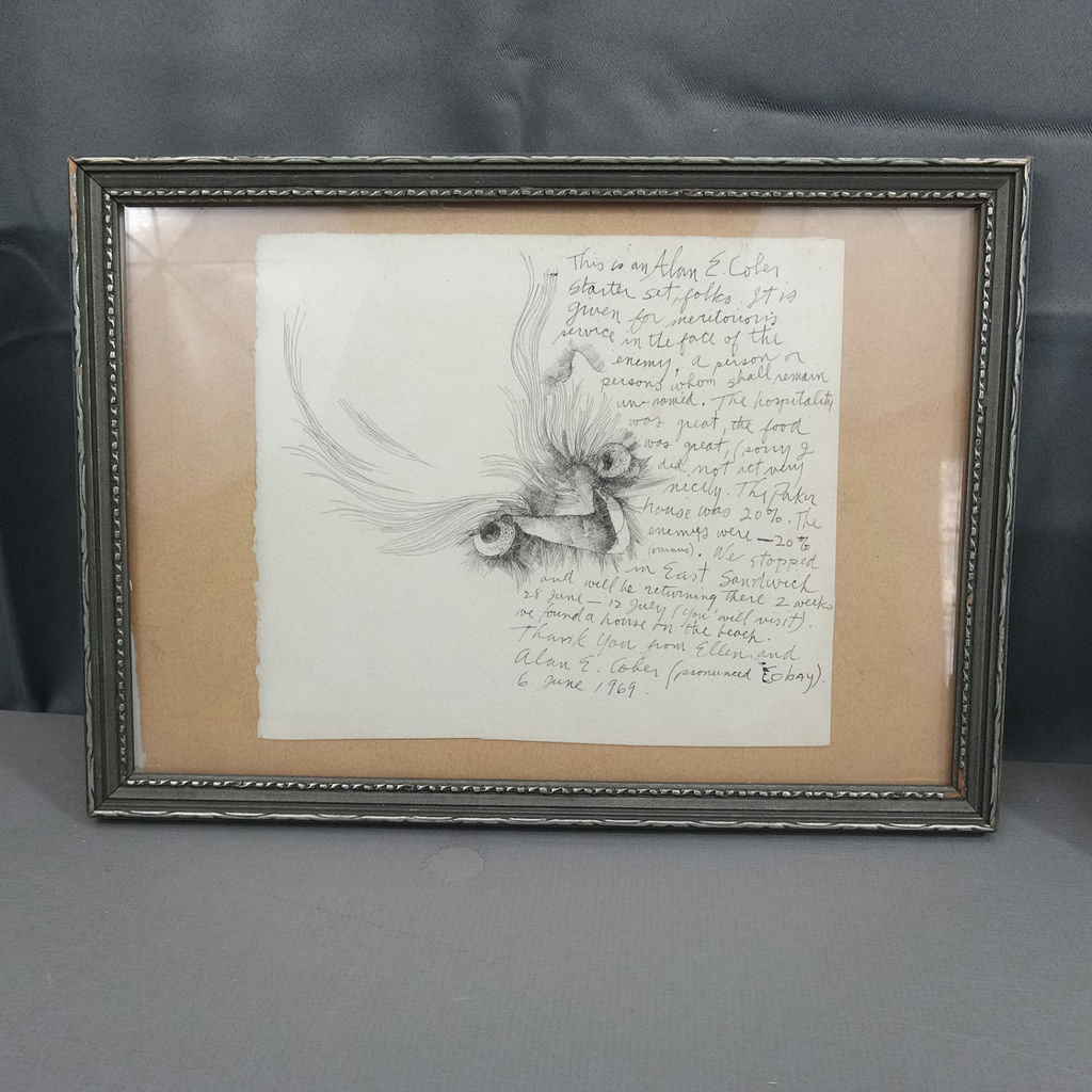 Alan Cober Framed Art & Signed Book - image 3 of 16