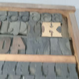 Antique Hamilton Printer's Letterpress Tray & Type - thumbnail 5 of 9