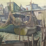 Philip Hicken Framed Acrylic on Paper - thumbnail 1 of 7