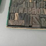Antique Letterpress Type Blocks - All Wood - thumbnail 6 of 8