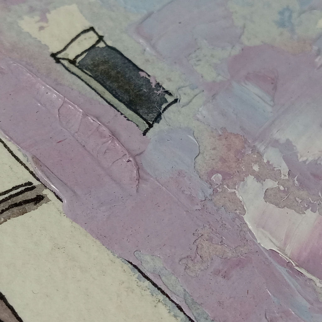 George Guzzi Framed Watercolor - image 5 of 6
