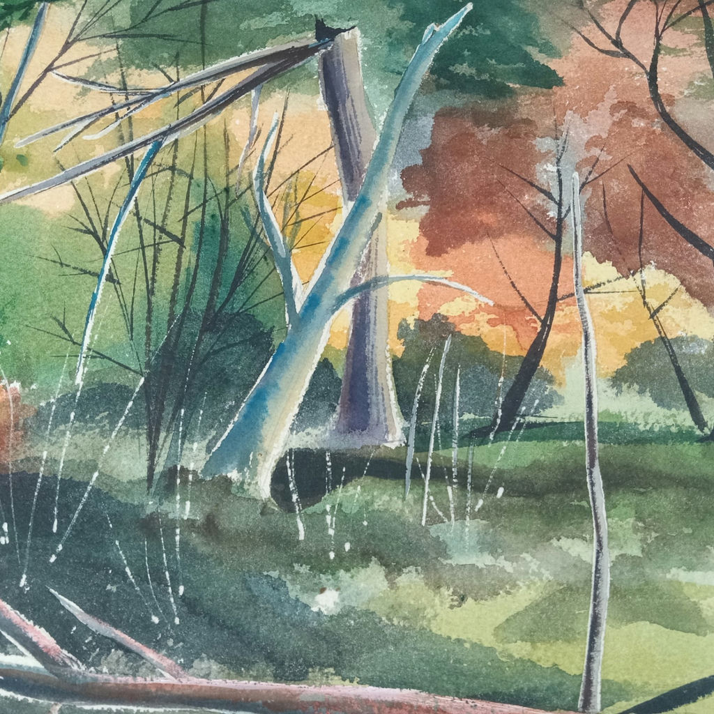 Rita Coleman Guzzi Watercolor on Paper - image 3 of 5