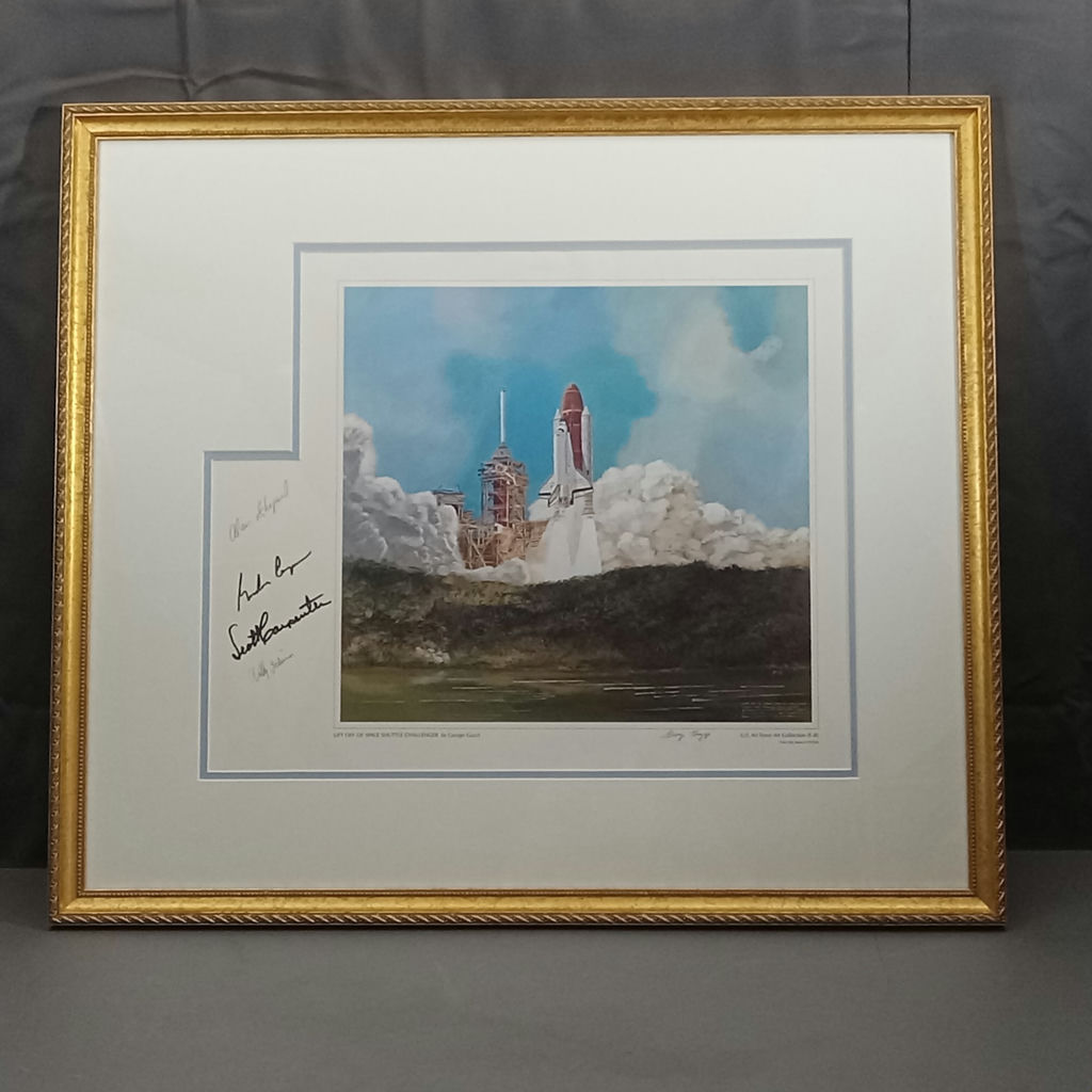George Guzzi Print / Astronaut Autographs - image 1 of 8