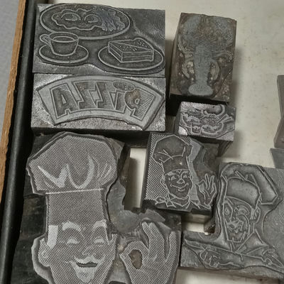 Antique Lead Letterpress Blocks - Image 1 of 12