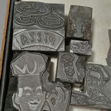 Antique Lead Letterpress Blocks - thumbnail 1 of 12