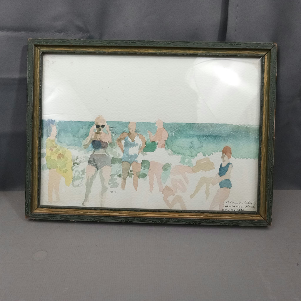 Alan Cober Framed Art & Signed Book - image 7 of 16
