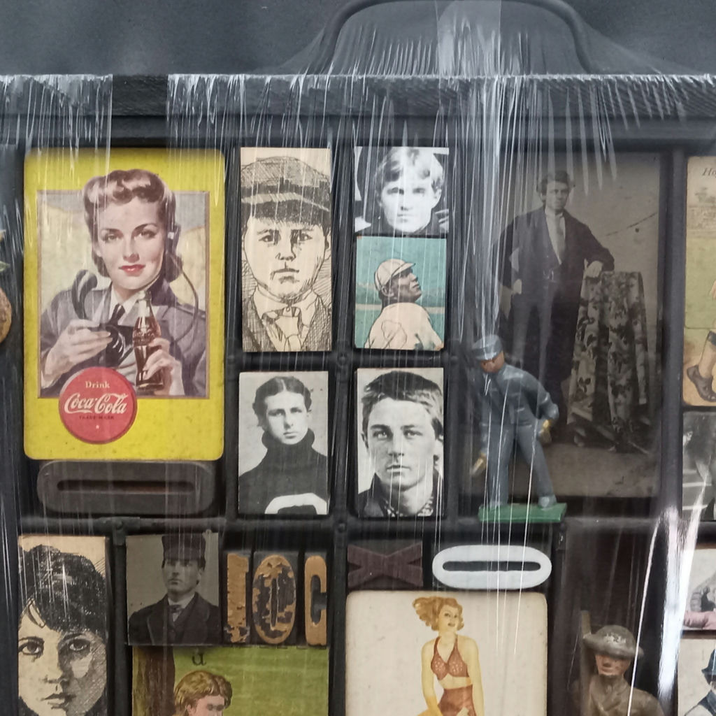 Antique Printer Tray Collage - image 4 of 14